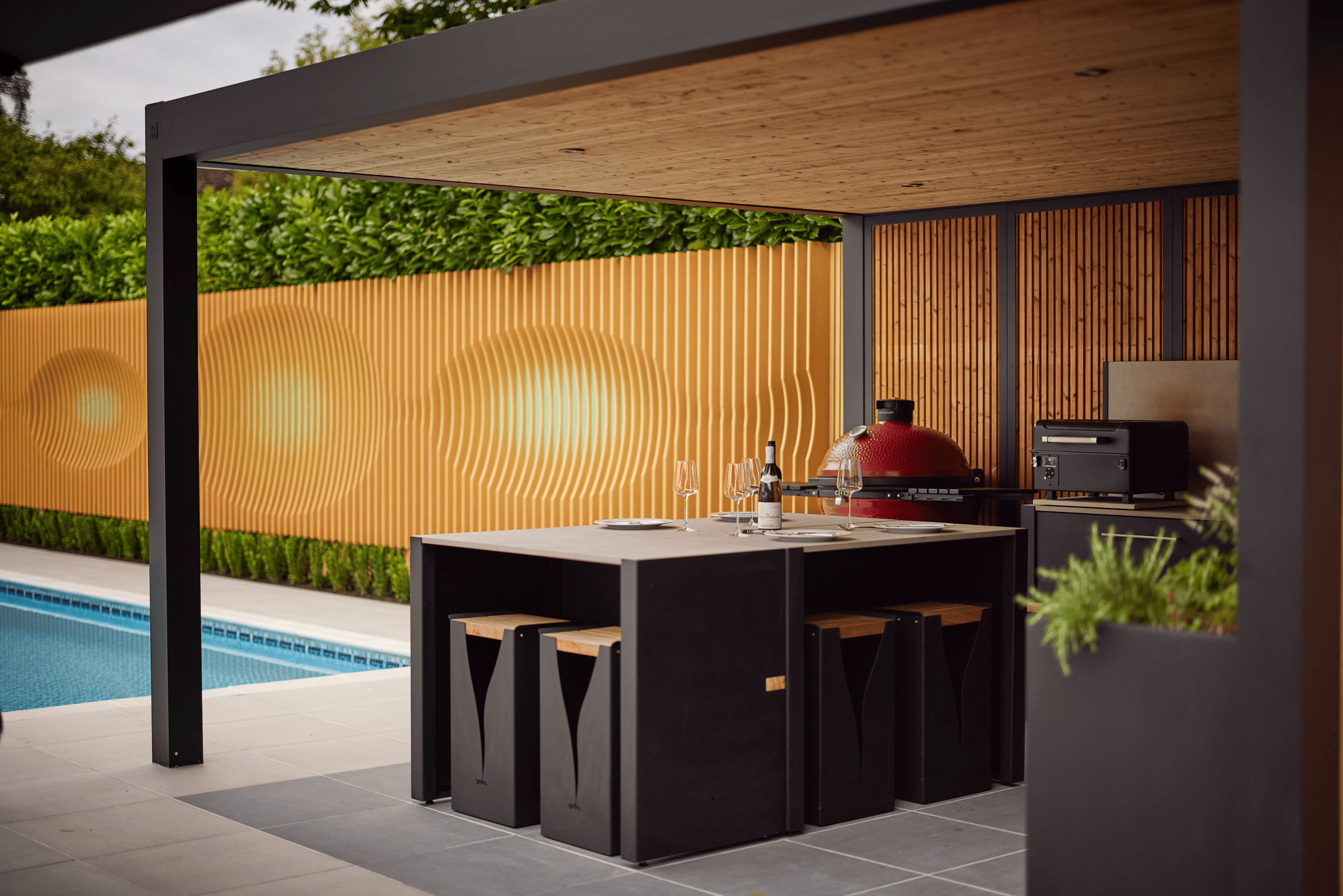 Ashtead project's outdoor kitchen and Grillo BBQ area